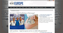 Desktop Screenshot of newseurope.info
