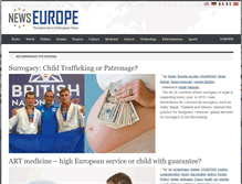 Tablet Screenshot of newseurope.info